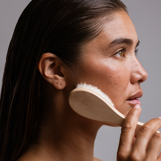 Brosse Face Glow’-Outils Corps-Roll On Jade