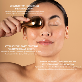 Duo Spoons Cryo-Outils Visage-Roll On Jade