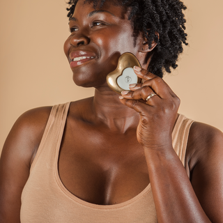 Gua Sha Cryo-Outils Visage-Roll On Jade