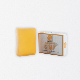 Raw Organic Brazilian Honey Soap with Aloe Vera 100g-Roll On Jade